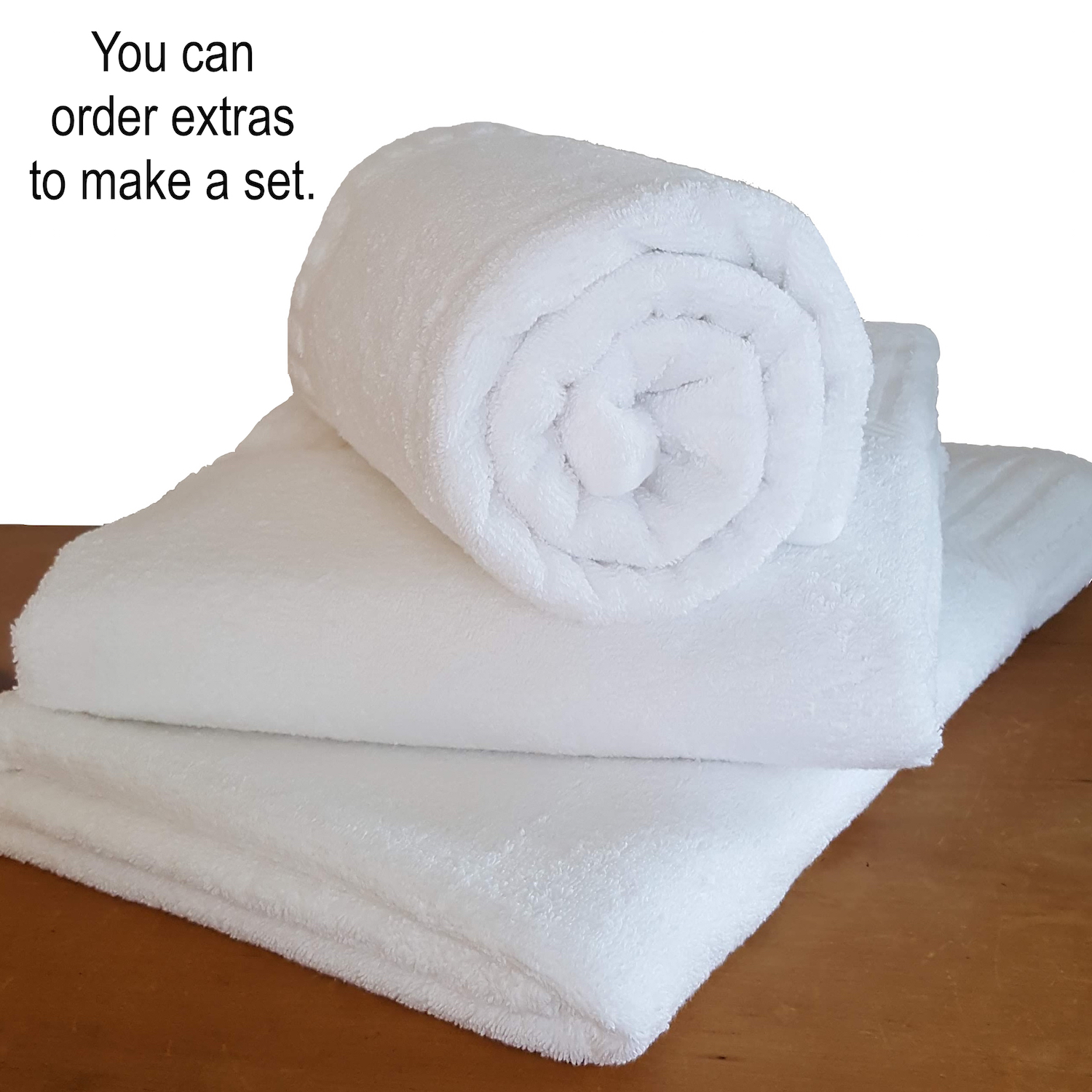 Classic White Oversized Cotton Towel TowelHoodies