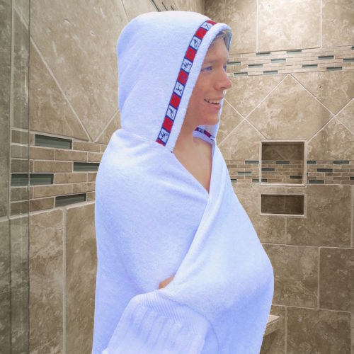 athletes hooded towel adult