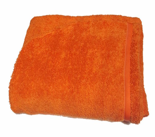 orange hooded towel for adults